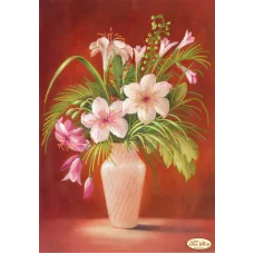 ТК-012 Букет лилий. Схема для вышивки бисером Тела  Артис