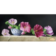 ТК-028 Царица мальва. Схема для вышивки бисером Тела Артис