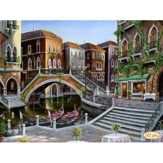 ТК-059 Венецианскими улочками. Схема для вышивки бисером Тела Артис