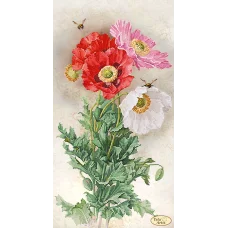 ТК-074 Полевые маки. Схема для вышивки бисером Тела Артис