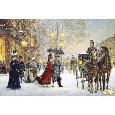 ТК-077 Вечерний променад. Схема для вышивки бисером Тела Артис