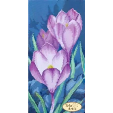 ТМ-126 Крокусы. Схема для вышивки бисером Тела Артис