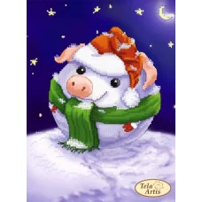 ТМ-131 Снегосвин. Схема для вышивки бисером Тела Артис