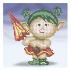 ТН-0108 Эльф с зонтиком. Набор для вышивки бисером ТМ ВДВ