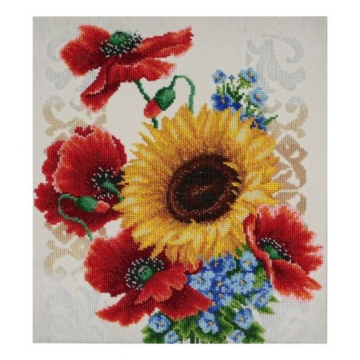 ТН-0793  Полевые цветы. Набор для вышивки бисером ТМ ВДВ 