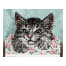 ТН-0828 Котик Мурчик. Набор для вышивки бисером ТМ ВДВ