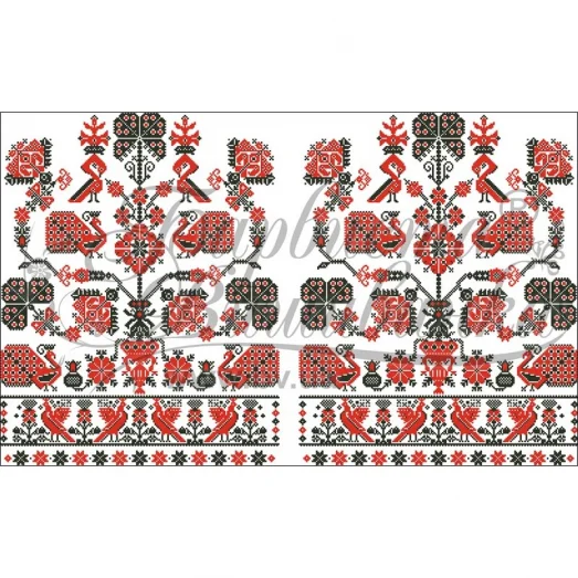 ТР-070 Свадебный рушник под каравай. Барвиста Вишиванка