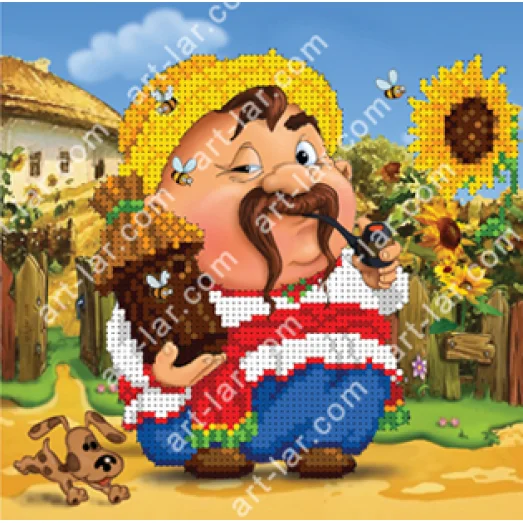 БИС-3816 Хозяин. Схема для вышивки бисером Арт Лар