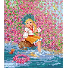 БИС-6213 "Маленька україночка". Схема для вышивки бисером Арт Лар