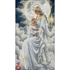 ФКч2-0117 Белая мадонна. Схема для вышивки бисером ТМ Фокси