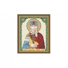 VIA-5160 Святая Благоверная Княгиня Ольга. Схема для вышивки бисером. АртСоло