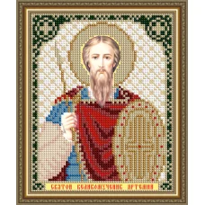 VIA-5182 Святой Великомученик Артемий. Схема для вышивки бисером. АртСоло