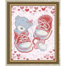 VKA-4045 С рождением девочки. Схема для вышивки бисером. АртСоло