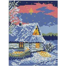 СКМ-028 Зимняя ночь. Схема для вышивки бисером. Княгиня Ольга