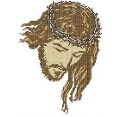 КРМ-02  Иисус. Схема для вышивки бисером ТМ Княгиня Ольга