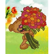 СКВ-010 Букет в подарок. Схема для вышивки бисером. Княгиня Ольга