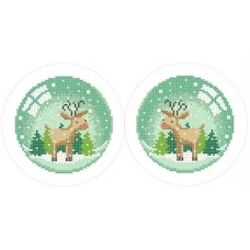 СКМ-139 Новогодняя игрушка. Схема для вышивки бисером. Княгиня Ольга