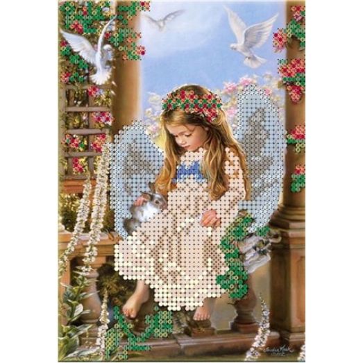 СД-231 Девочка ангел. Схема для вышивки бисером. Княгиня Ольга