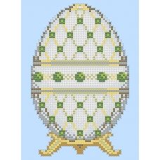 ФЧК-5043 Яйцо Фаберже (Изумруд). Схема для вышивки бисером Феникс