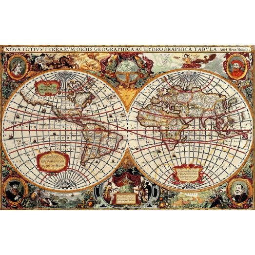 ZF-001 Карта мира. Схема для вышивки бисером СвитАрт